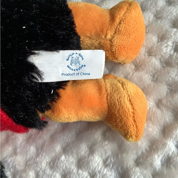 Build A Bear Workshop SmallFry Penguin Sparkly Fur Wearing Red Sweater - Picture 4 of 9